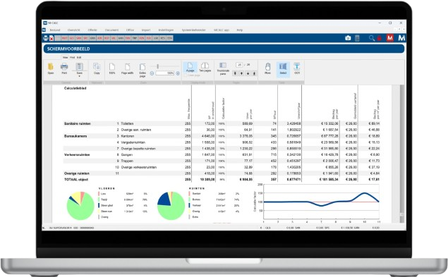 Professionele calculatiesoftware voor schoonmaakbedrijven
